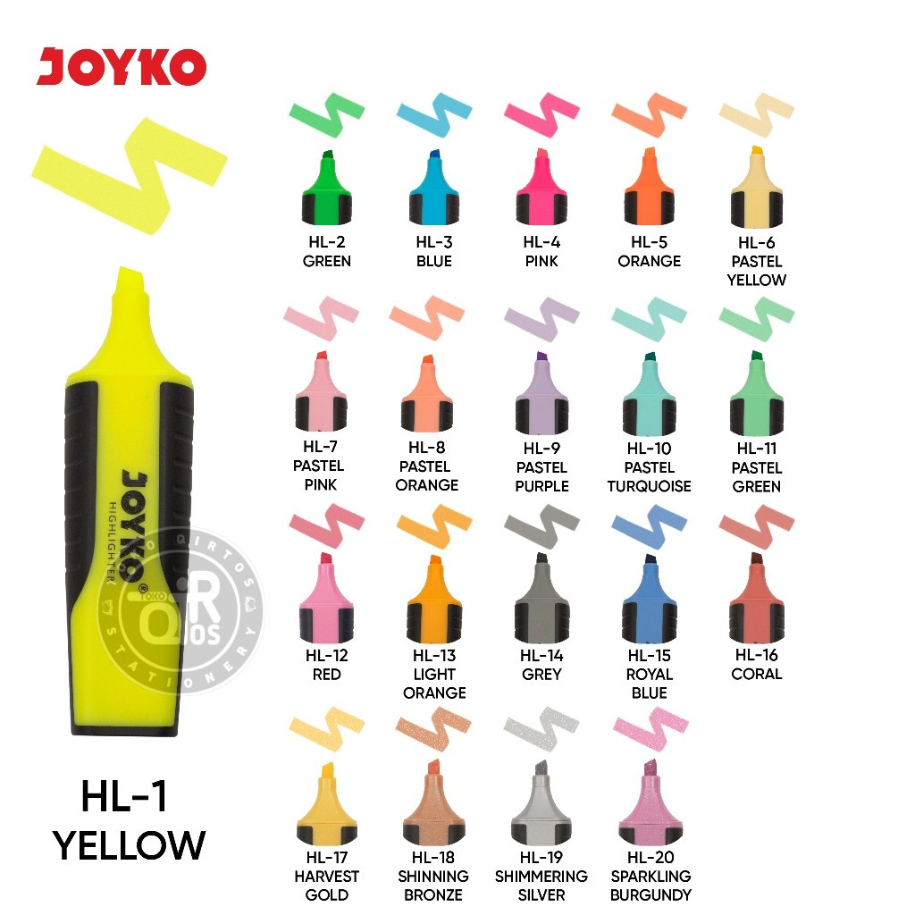 

Joyko Highlighter Penanda Berwarna