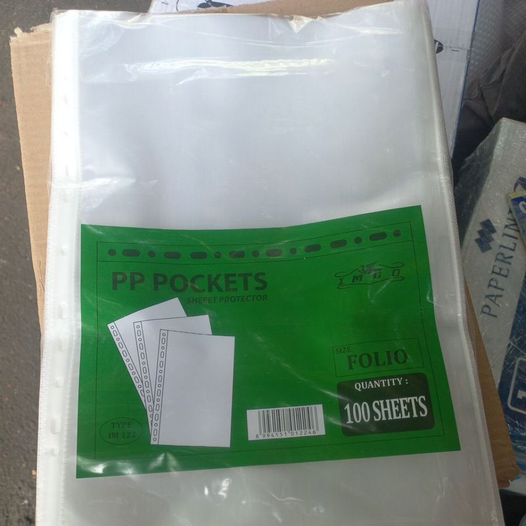 

Pp Pocket / Sheet Protector F4 Isi 100 Lembar