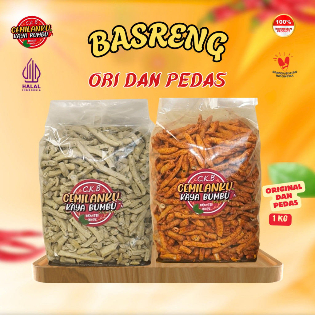

Cemilanku - Basreng Pedas Cikruh 1KG Daun Jeruk