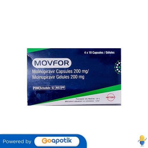 Movfor 200 Mg Box 40 Kapsul