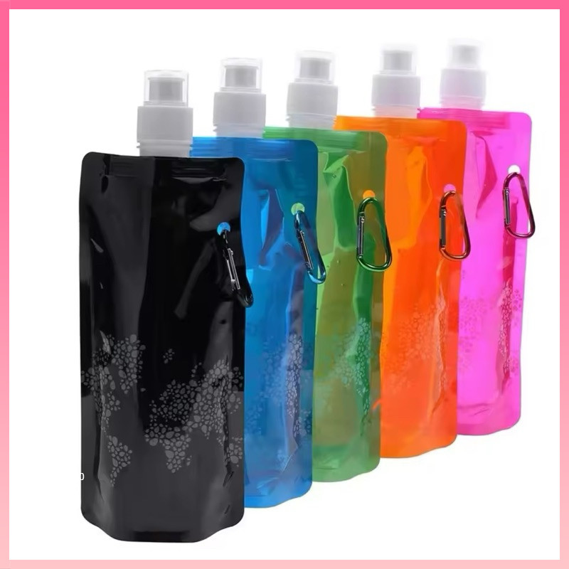 TL0175 Bottle Drink Vapur Tempat Botol Minum 1/2 0.5 liter Lipat Camping Hiking Traveling Praktis