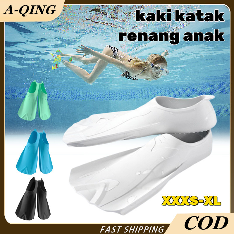 Kaki Katak Kodok Fin Diving Swimming Snorkling Size XXXS-XL/ Kaki Katak Diving Fin Snorkeling Kaki K