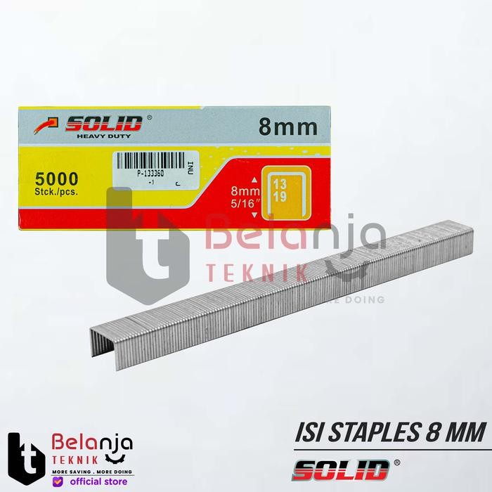 

Solid Isi Staples Tembak 8mm Model U Isi Staples Manual Tembak 13/8 mm