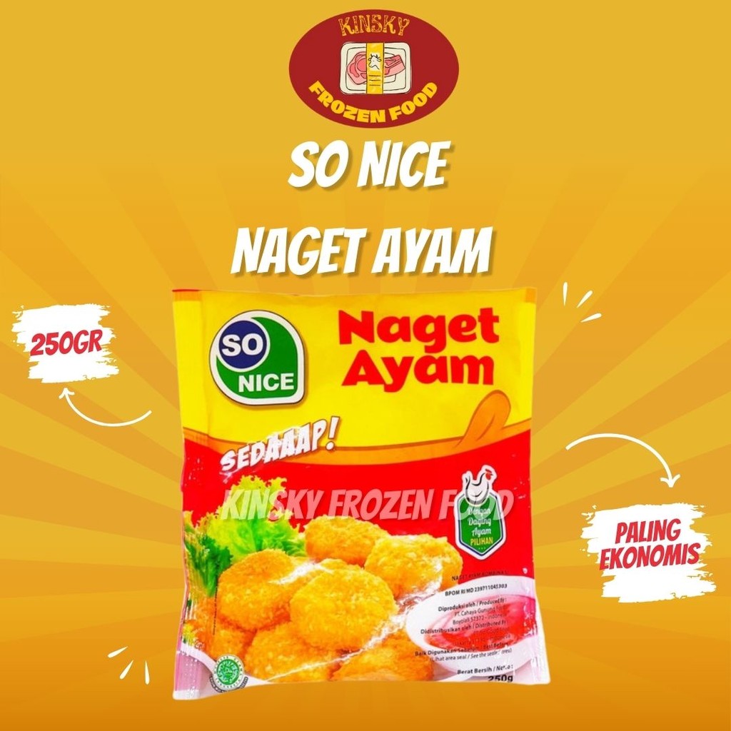 

SO NICE NAGET AYAM 250GR