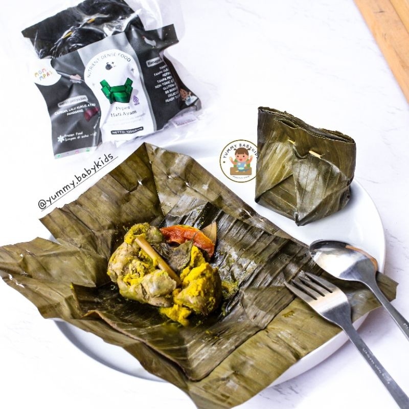 

Pepes Hati Ayam 120 gr - Momacy - Adwa Organic