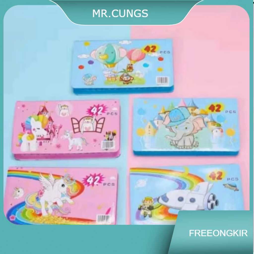 

Crayon Anak 42 Pcs / Pensil Warna 42 Pcs / Set Crayon Warna 42 pcs