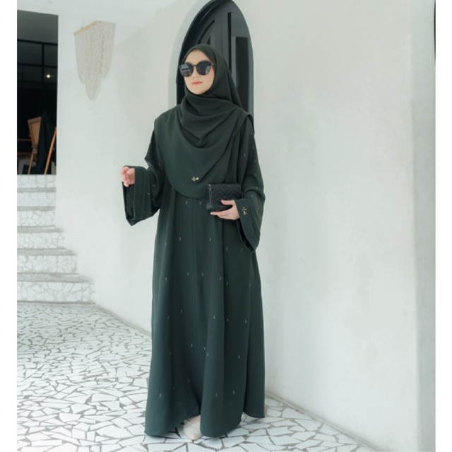MOON abaya material arabian premium set pasmina by Busyra