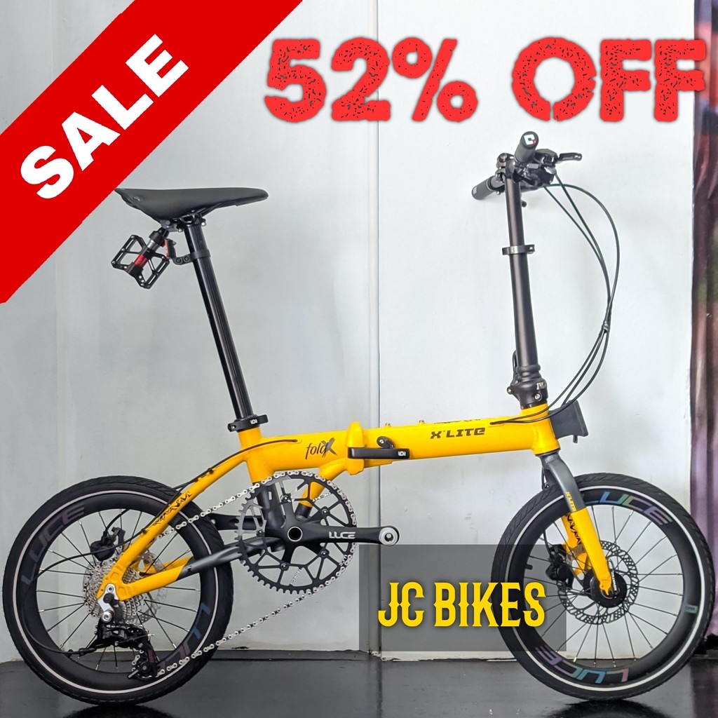 Sepeda Lipat Element FoldX XLite 11 Speed 16" Full Alloy JANGKRIK