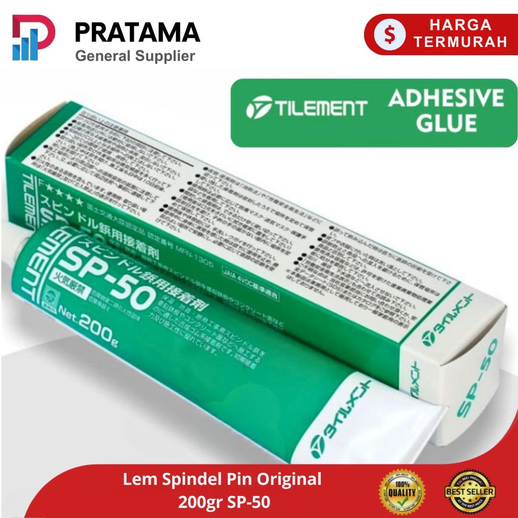 

Lem Spindel Pin Adhesive Glue Original 200gr SP-50 Merek Tilement