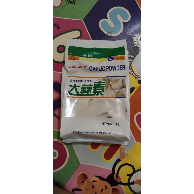 GARLIC POWDER 1 kg TEPUNG BAWANG PUTIH BUBUK untuk TERNAK WEIFANG Ruinom Garlick ADDEASY
