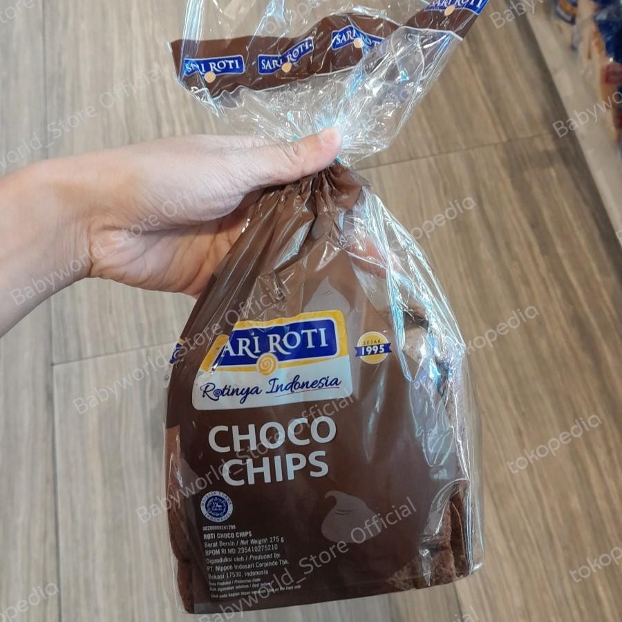 

Sari Roti Chocochips Roti Coklat Isi 10