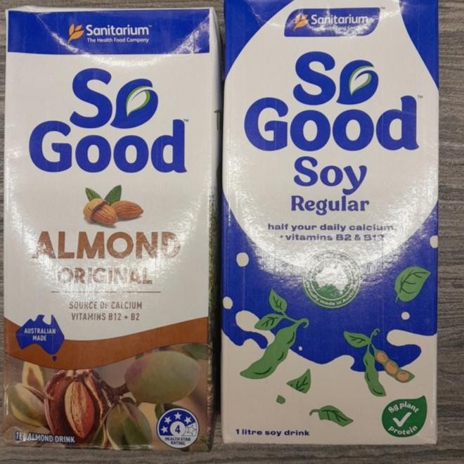 

Sanitarium So Good Minuman Susu Almond Original / Soy Regular 1 Liter