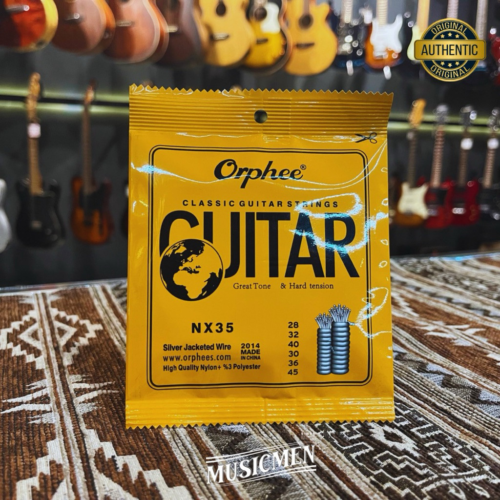Senar Gitar Klasik Nylon Orphee NX35 Clear Nylon
