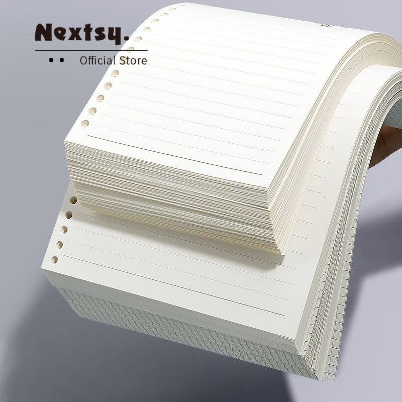 

Nextsy Kertas Isi Ulang Buku Catatan a5/b5 Kertas Pengisi Binder 6/20/26 Lubang 6 Ring