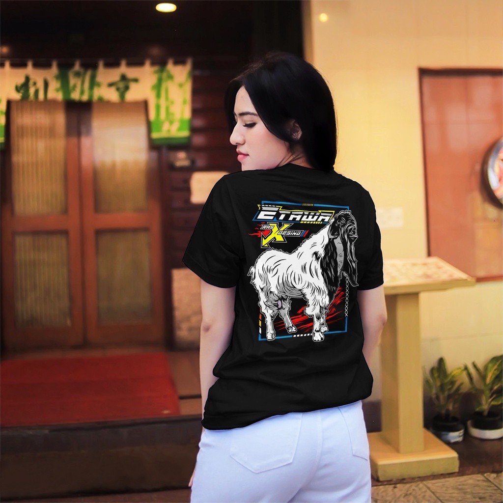 Kaos Kambing Etawa Ras Kaligesing Tshirt Peternak Milenial YHNS