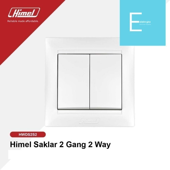 Himel Saklar 2 Gang 2 Way