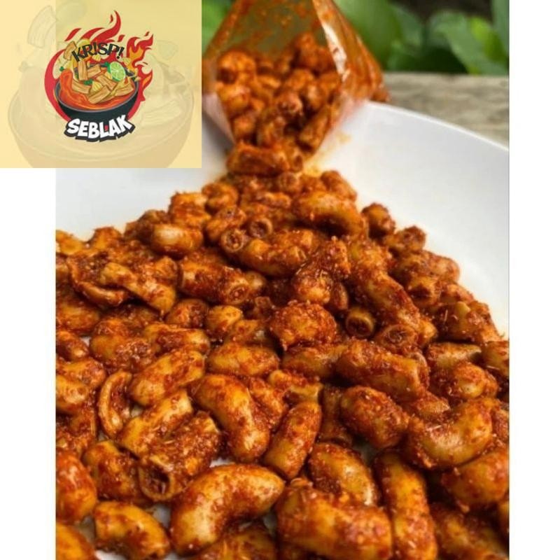 

Seblak krispi MAKARONI BANTET | MAKARONI DAUN JERUK 500 GRAM. s Seblak