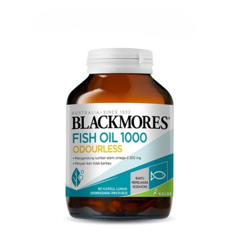 

Blackmores Fish Oil 1000 Odourless Isi 30 Kapsul Lunak