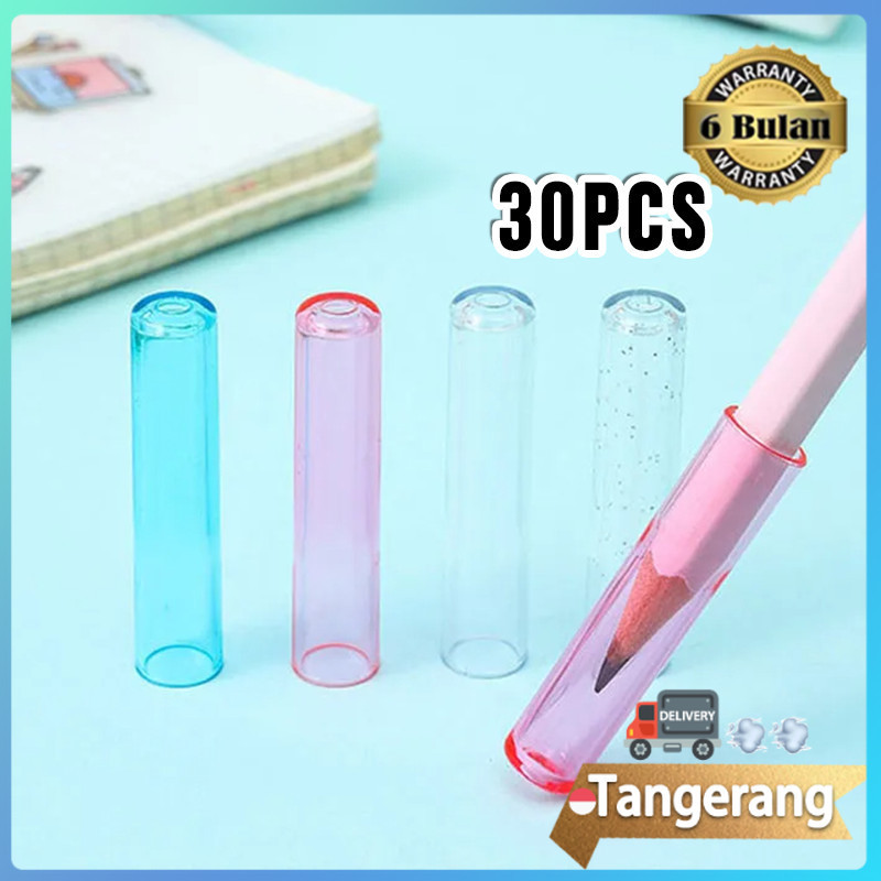 

30pcs Pencil Cap / Tutup Pensil / Penutup Pensil Kotak Pensil Siswa Sekolah