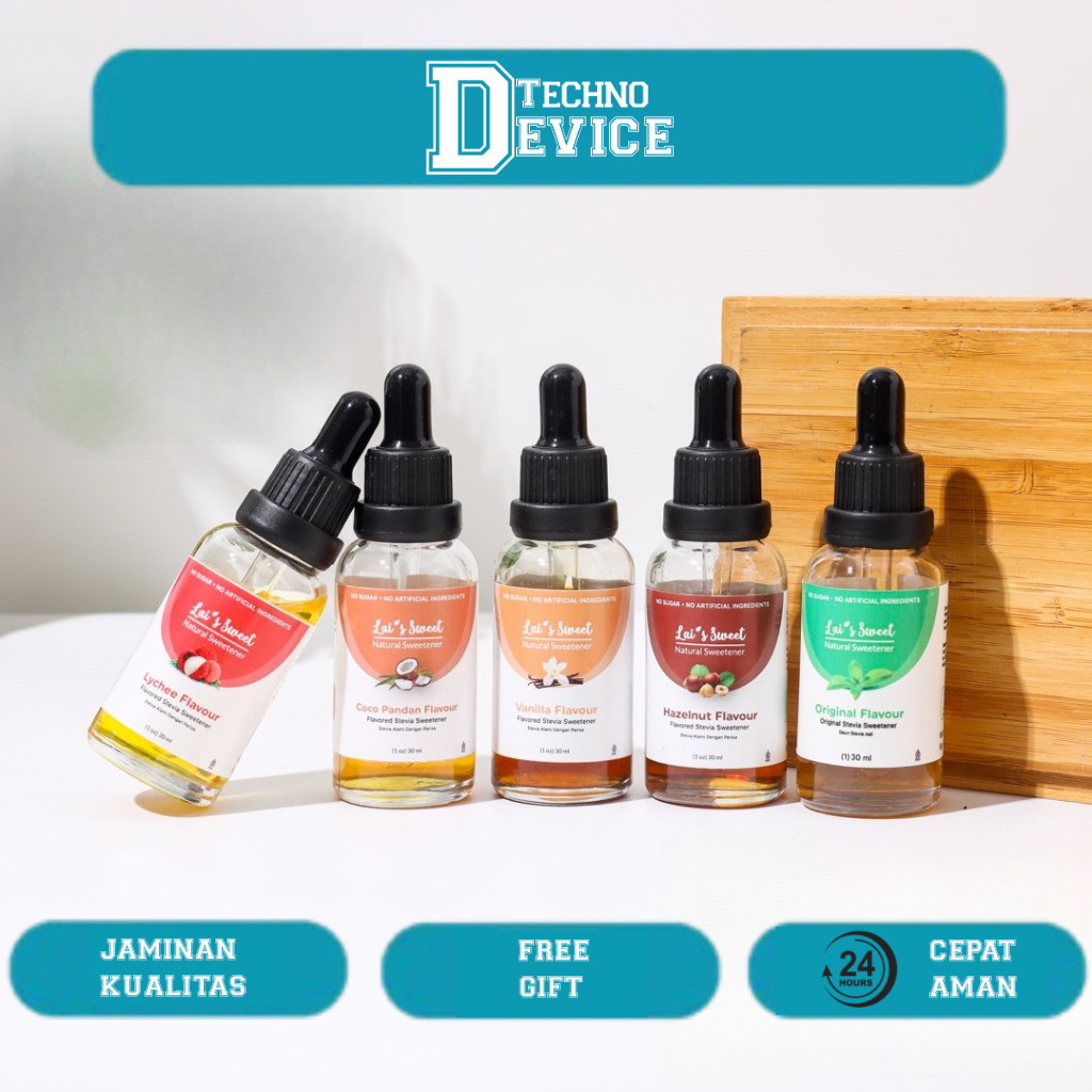 

Lais Sweet 30 Ml Stevia Cair Halal Tanpa Kalori