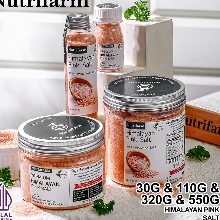 

Nutrifarm Himalayan Salt 30g 110g 320g 550g