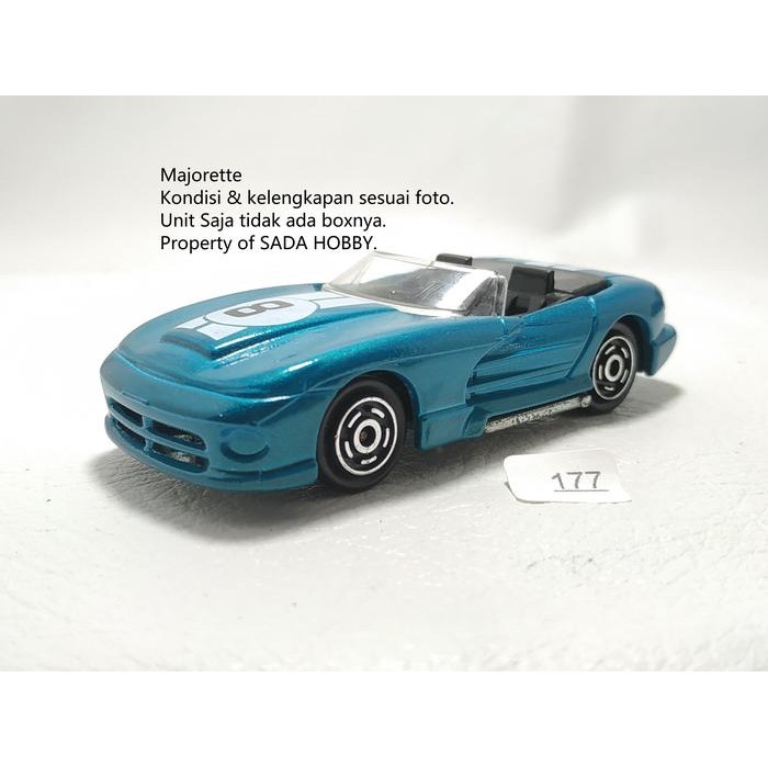AD99 Diecast Majorette Roadster Dodge Viper RT/10 Unit Only