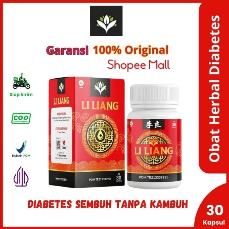 Li Liang obat diabetes ampuh obat herbal LiLiang original BPOM