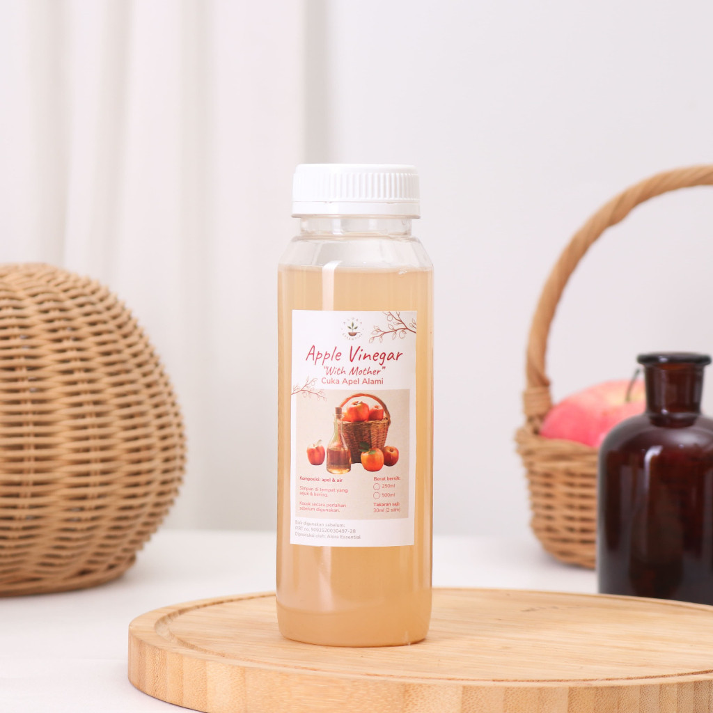

[[ K23 - BEST SELLER ]] VINEGA CUKA APEL ALORA 250ml - Apple Cider Vinegar ALORA 250 ml