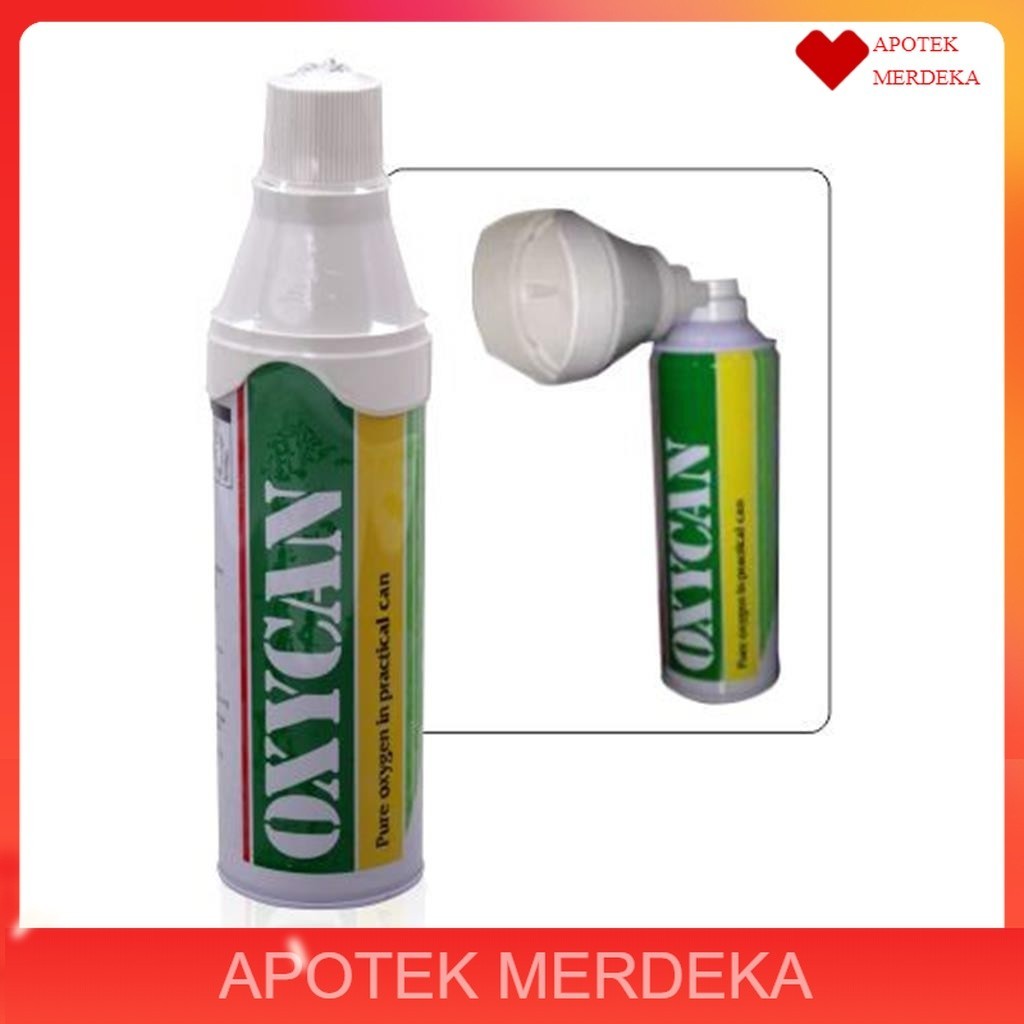 Oxycan Green 500 Cc / Ml / Oksigen Kaleng