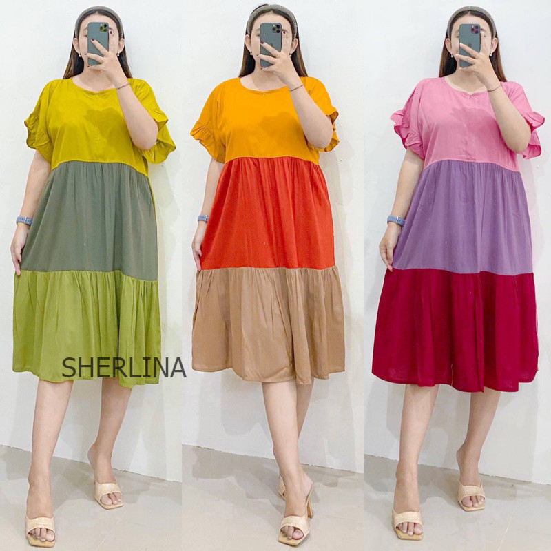 SHERLINA - LOLIPOP DASTER REMPEL SUSUN PELANGI BUSUI FRIENDLY BUMIL DAN BUSUI