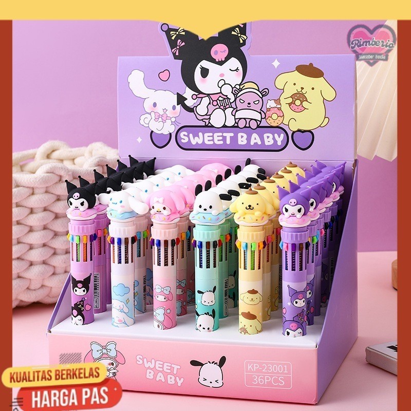 

bulpen 10 warna bermotif lucu/pulpen/pulpen anak anak