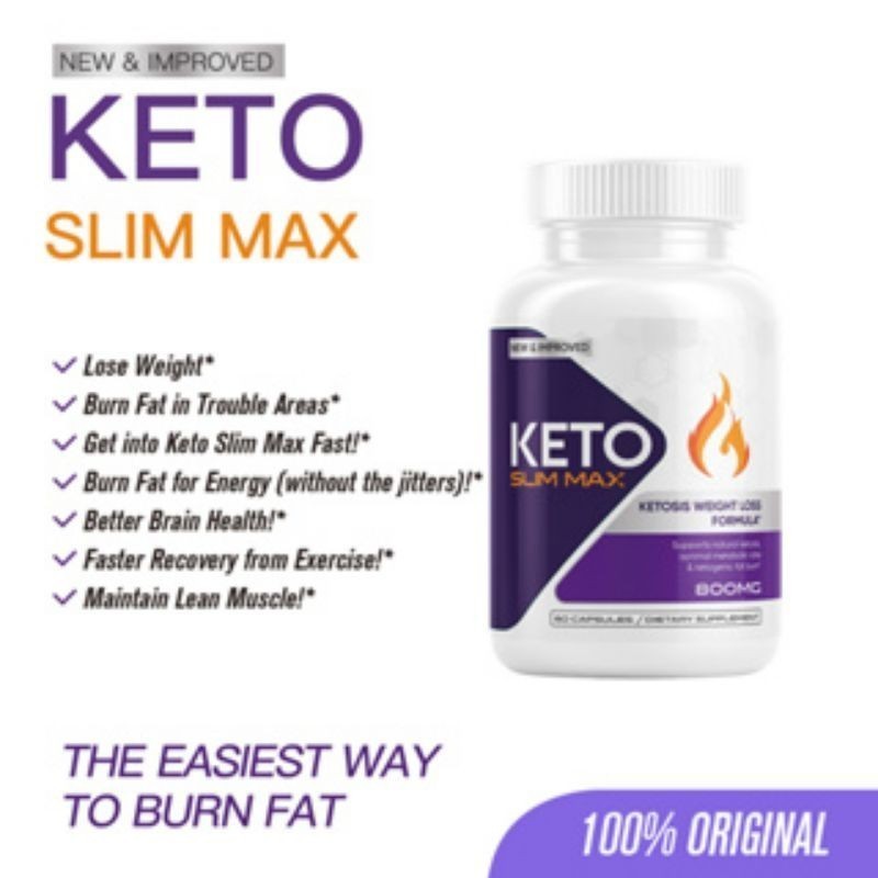 Keto Slim Max Original Obat Pelangsing Badan Ampuh Keto Slimmax Asli(Bisa COD) gratis ongkir
