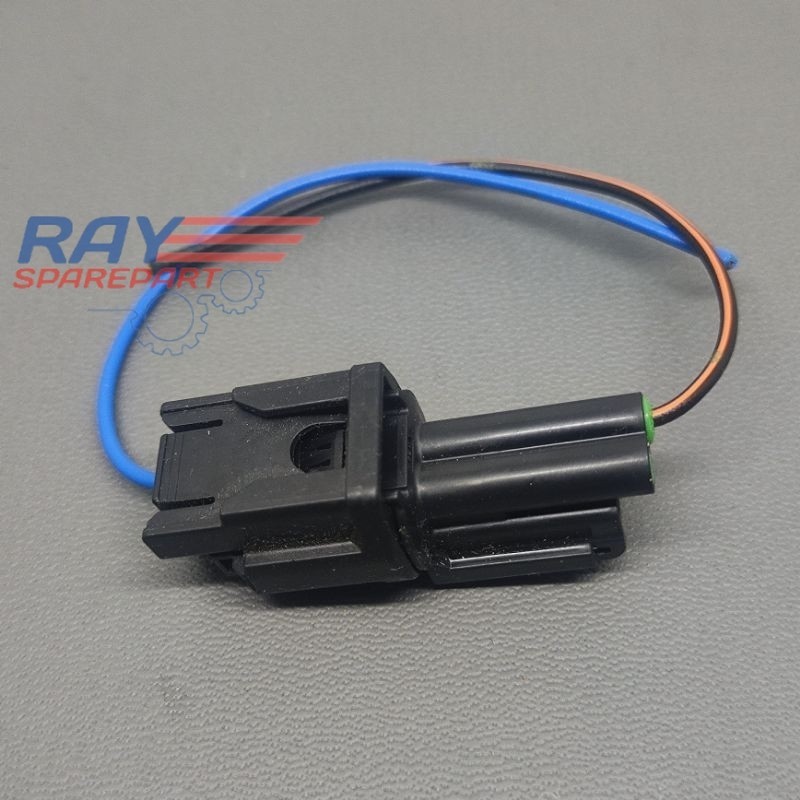 SOKET SOCKET KABEL SENSOR O2 HONDA BEAT DELUXE ALL NEW SCOOPY GENIO VARIO PCX 2 PIN ORIGINAL