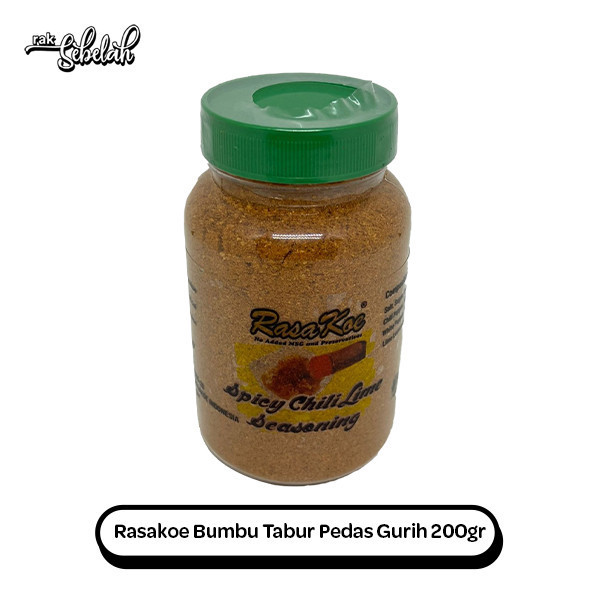 

RasaKoe Bumbu Tabur Pedas Gurih 200g - Healthy Seasoning | No MSG | Tanpa Pengawet | Halal | Rak Sebelah