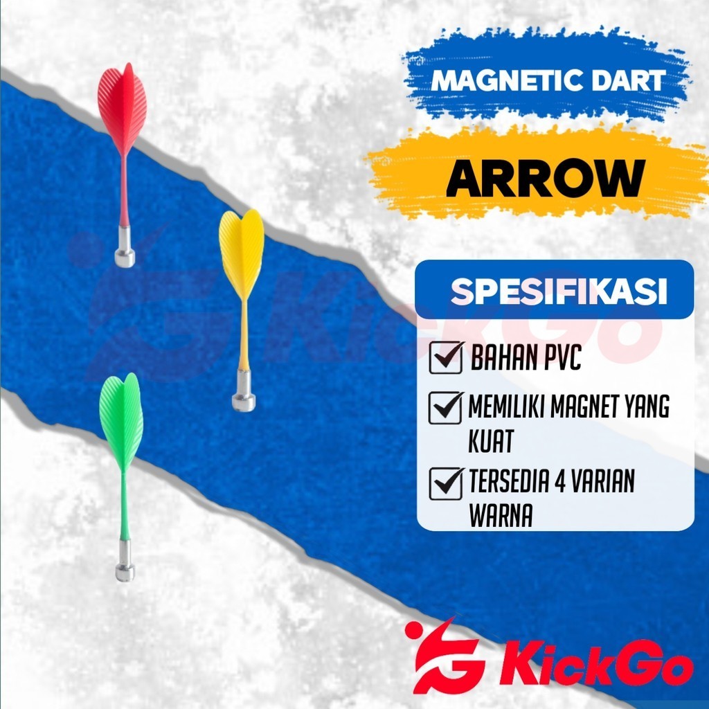 KickGo Anak Panah Magnetik Dart Board Game Magnet Dart Arrow