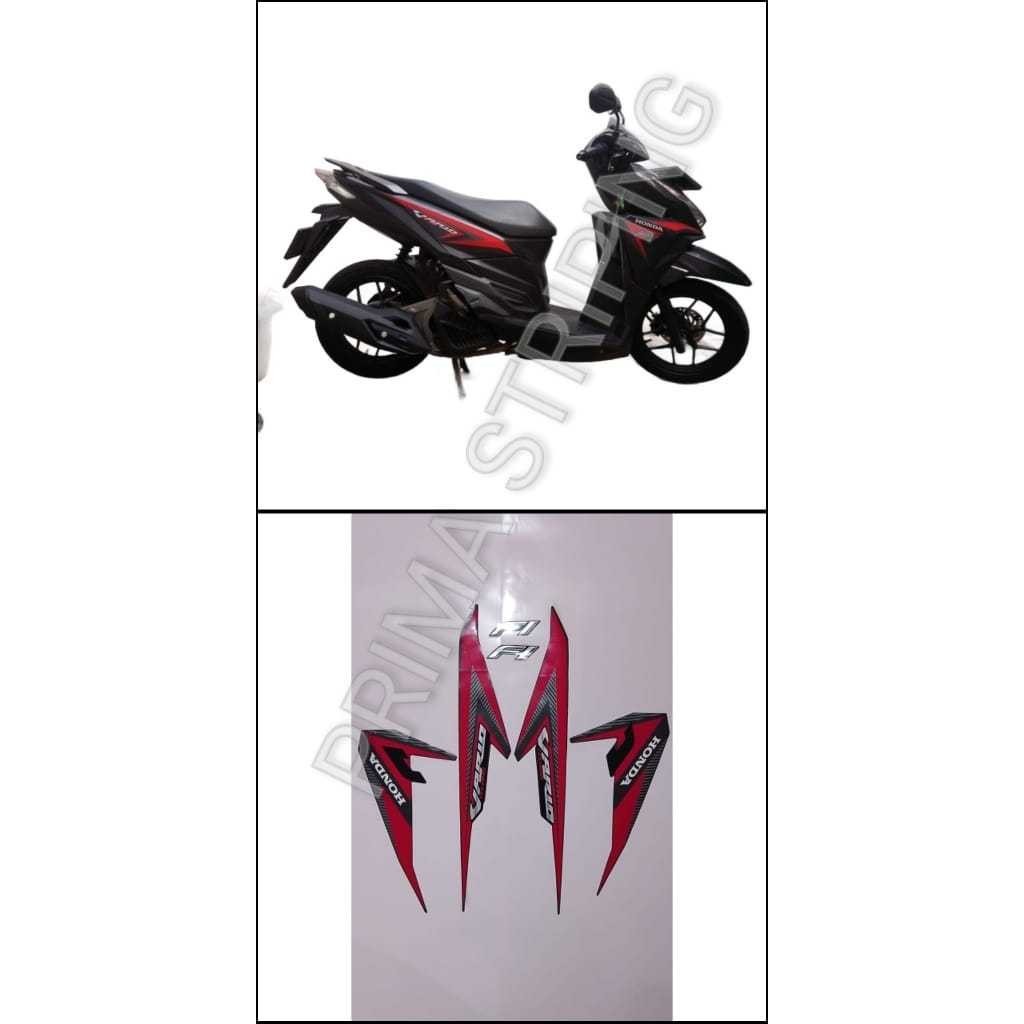 STRIPING STIKER MOTOR VARIO TECHNO 125 2015 TERLENGKAP