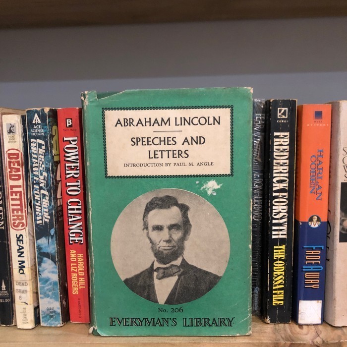 Speeches and Letters Abraham Lincoln (Everyman's Library)