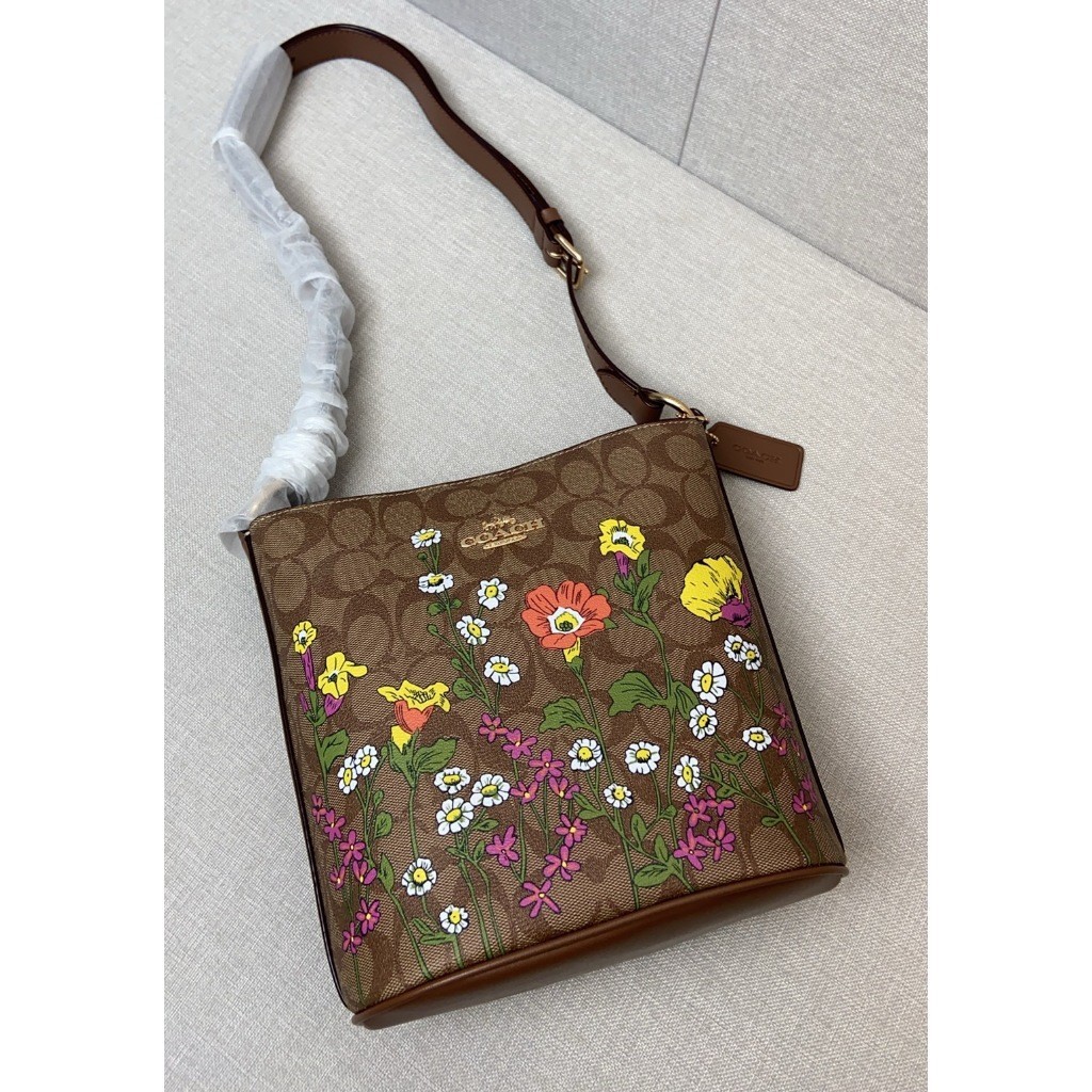 New Counter ORI Coach CR155 Women's Bag Bucket Bag Shoulder Bag