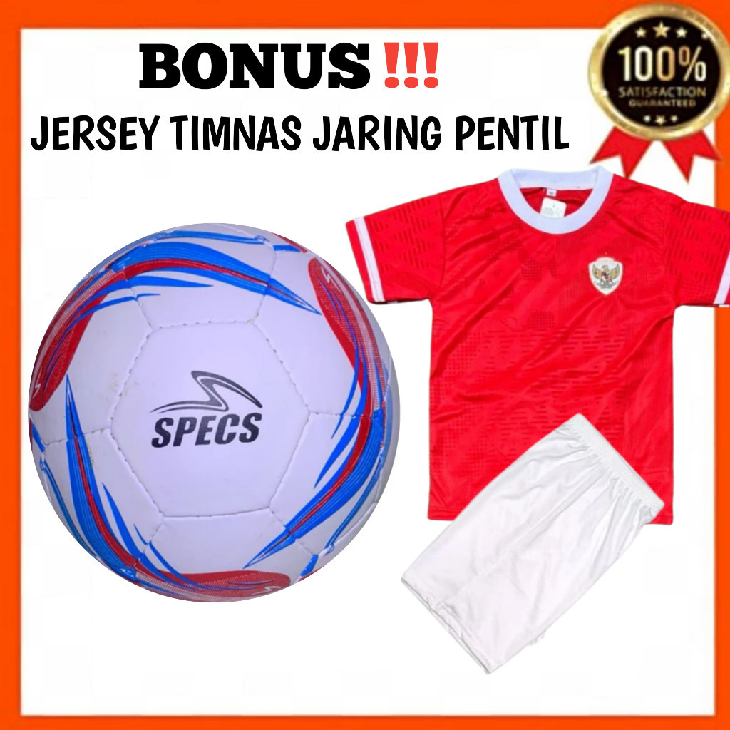 Bola Kaki Sepak Anak Bonus Jersey Timnas Indonesia