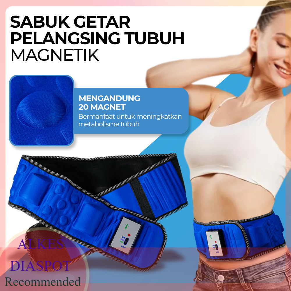 [DiaSpot] Sabuk Getar Pelangsing Tubuh Magnetik Heating Vibrating Belt Massager - X5