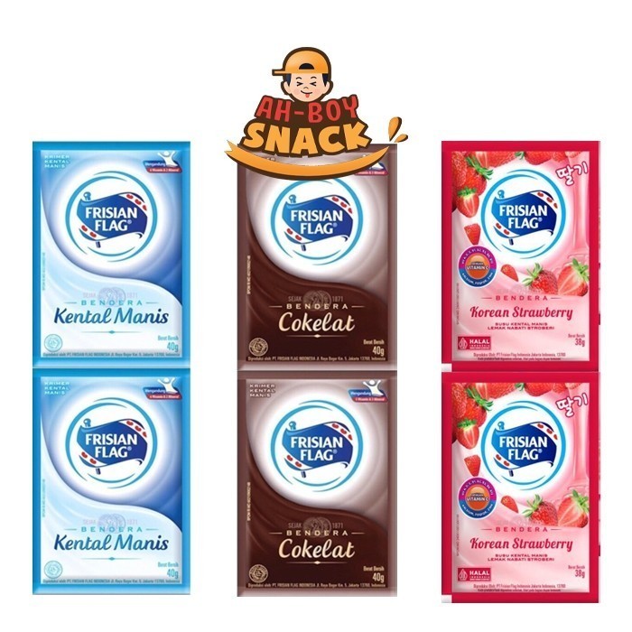 

SUSU KENTAL MANIS FRISIAN FLAG SACHET RENCENG (6 SACHET X 38 GRAM) - SKM & COKLAT - SUSU BENDERA KENTAL MANIS RENCENG