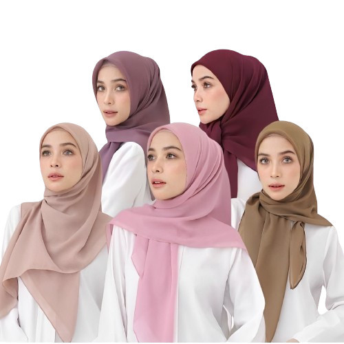 JILBAB POLOS Segi Empat Bella Square 110x110