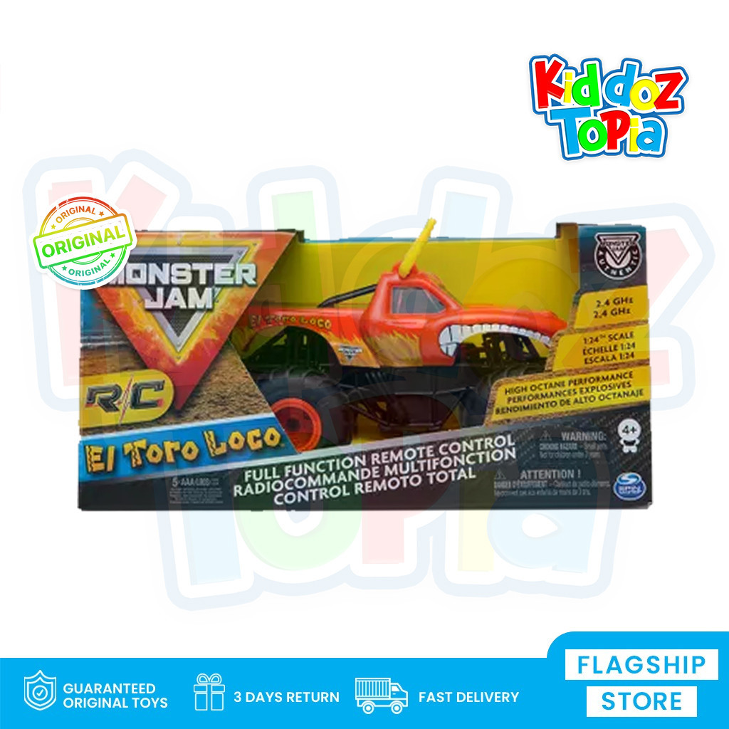 Monster Jam El Toro Loco RC Remote Control Monster Truck 1:24 2.4 Ghz GLC