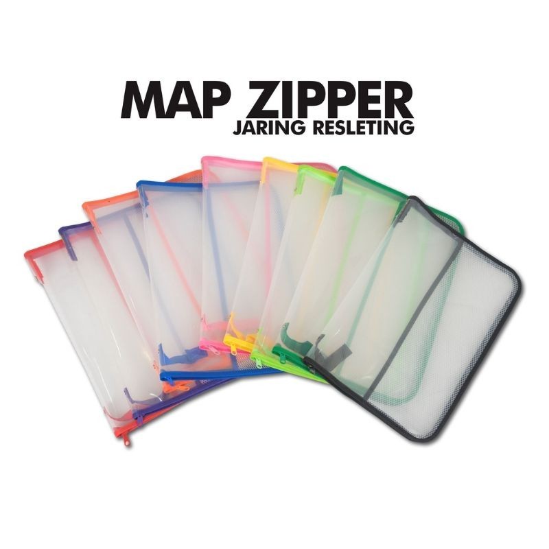 

Map Plastik Zipper Bag Sleting Folio RR BEST SELLER!!!