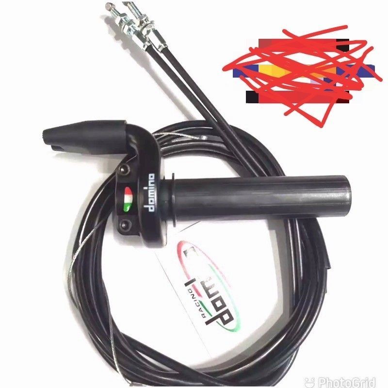 [ DELSER MOTOR ] GAS SPONTAN DOMINO 2 KABEL CRF SONIC SATRIA FU VIXION GAS KONTAN 2KABEL COD CRF 150