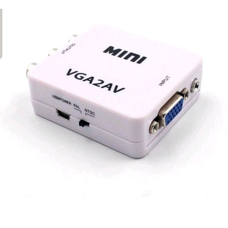 Mini Converter RCA / AV  to VGA / VGA to AV / AV to HDMI / HDMI to AV / VGA to HDMI