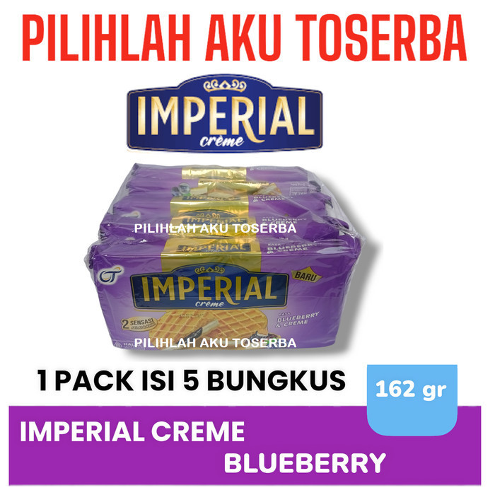 

IMPERIAL cream BLUEBERRY FAMILY PACK 162 gr - ( HARGA 5 pcs )