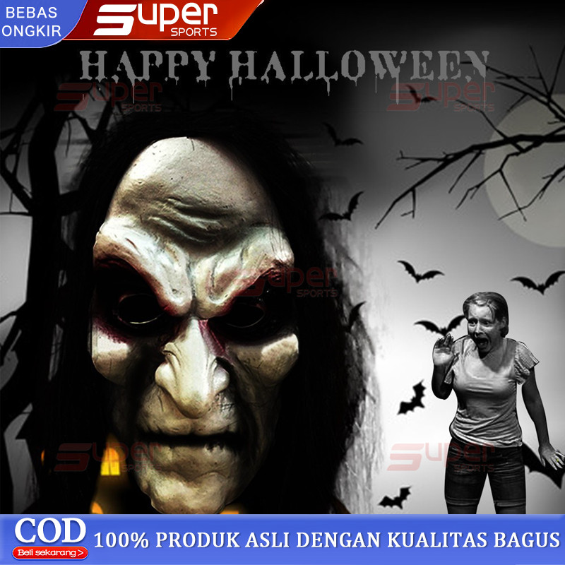 Topeng Menakutkan Penyihir Varak Zombie/Topeng Penyihir Penyihir Zombie/Topeng Menakutkan dengan Pes