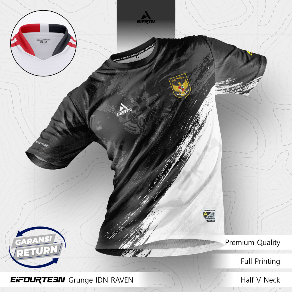 EiFRTN Baju Kaos Singlet Lebong Jersey Olahraga Sepakbola Futsal Bulutangkis Sepeda Lari Voli TIMNAS
