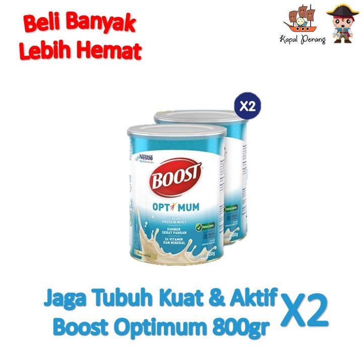 

Boost Optimum 800 gram x 2pcs